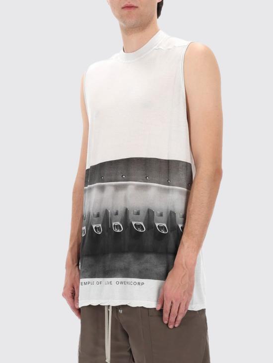 26SS 릭 오웬스 민소매 티셔츠 RR01F2108BHEP451 09 White - RICK OWENS