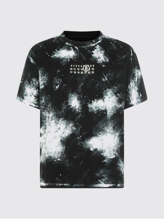 26SS MM6 메종마르지엘라 반팔 티셔츠 S62GD0217M20048 900 Black - MM6 MAISON MARGIELA