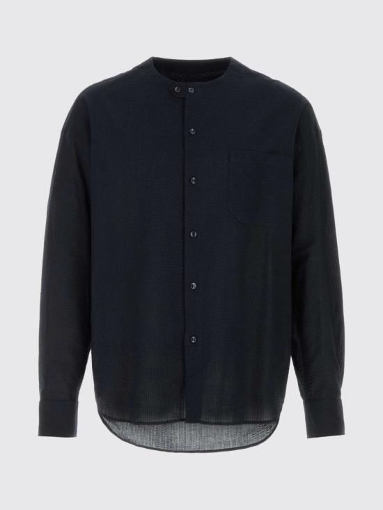 26SS 조르지오 아르마니 긴팔 티셔츠 GM003497TE11186 UB115 Blue - GIORGIO ARMANI