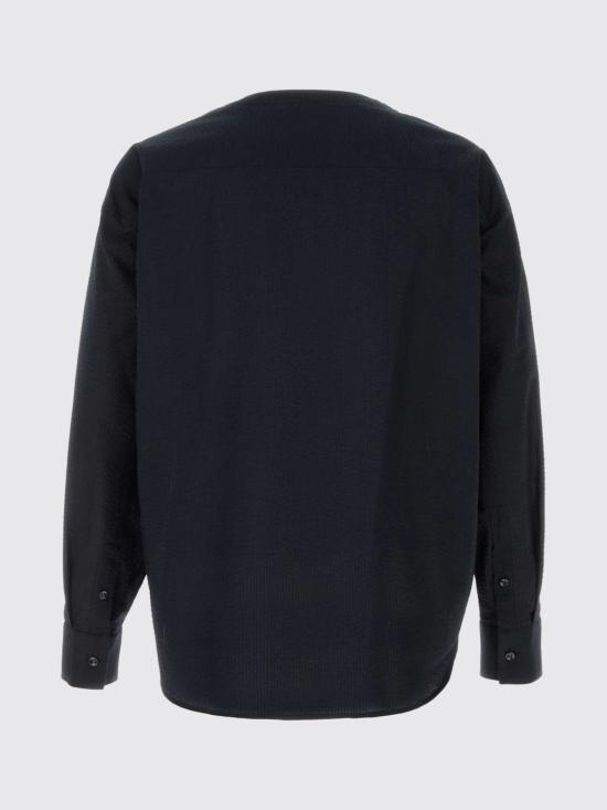 26SS 조르지오 아르마니 긴팔 티셔츠 GM003497TE11186 UB115 Blue - GIORGIO ARMANI