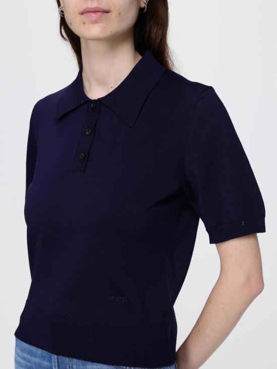 26SS 아페쎄 폴로 티셔츠 COHNWF23484 IAK Blue - A.P.C.