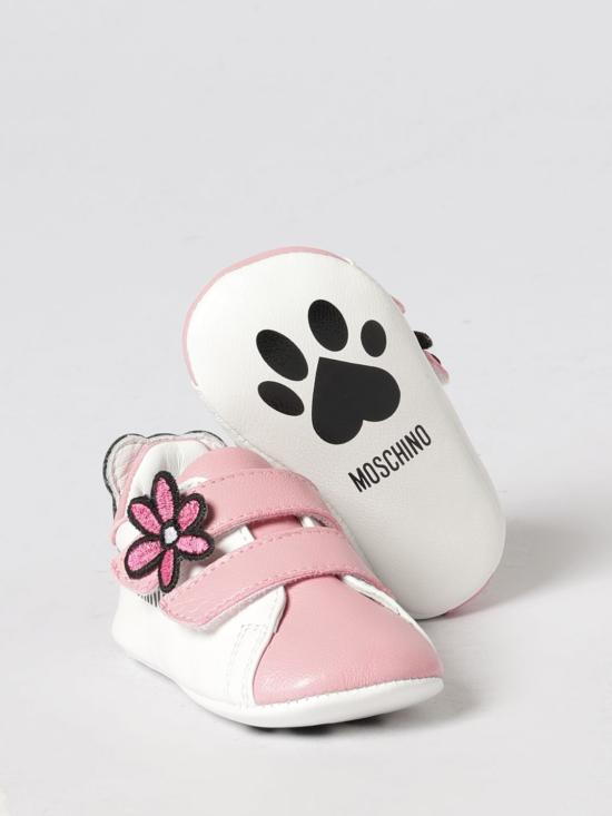 26SS [키즈] 모스키노 스니커즈 82897 1 Pink - MOSCHINO