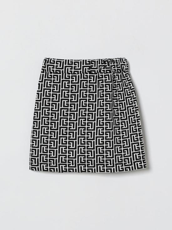 26SS [키즈] 발망 스커트 BY7A11Z3684 100NE White - BALMAIN