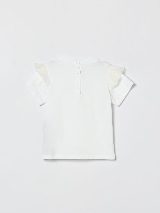 26SS [키즈] 발망 티셔츠 BY8041Z3672 100NE White - BALMAIN