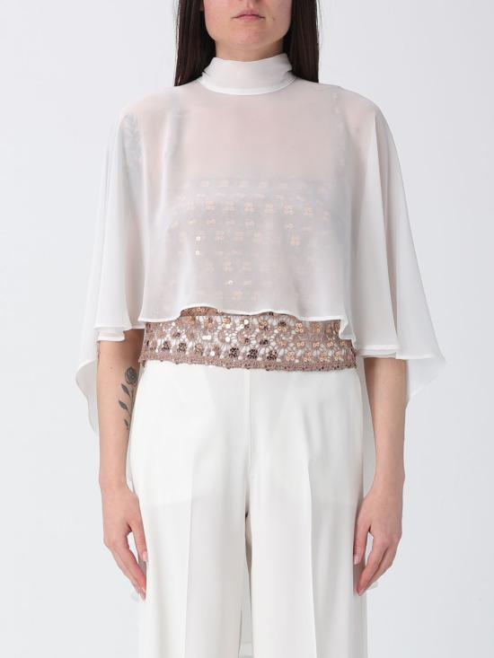 26SS H 꾸뛰르 블라우스 HM32154650 PANNA Yellow Cream