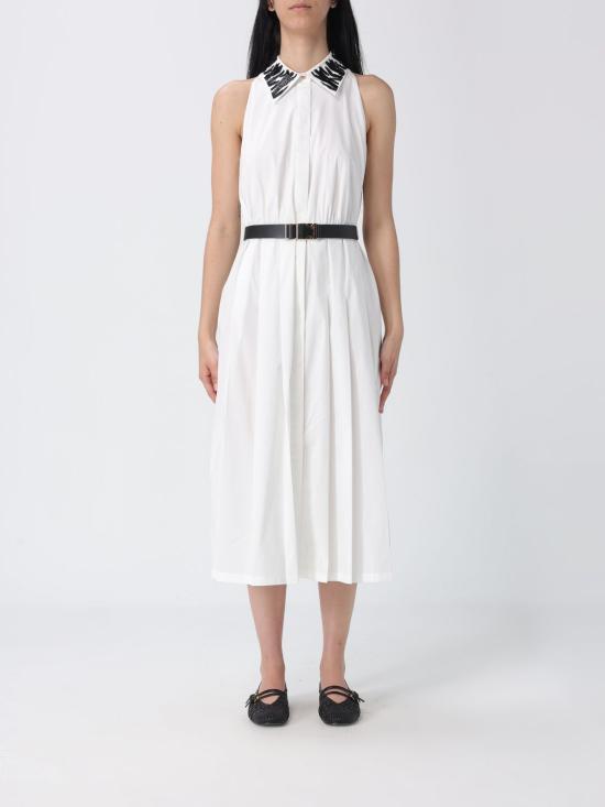 26SS 막스마라 스튜디오 롱 원피스 2616221072600 001 White