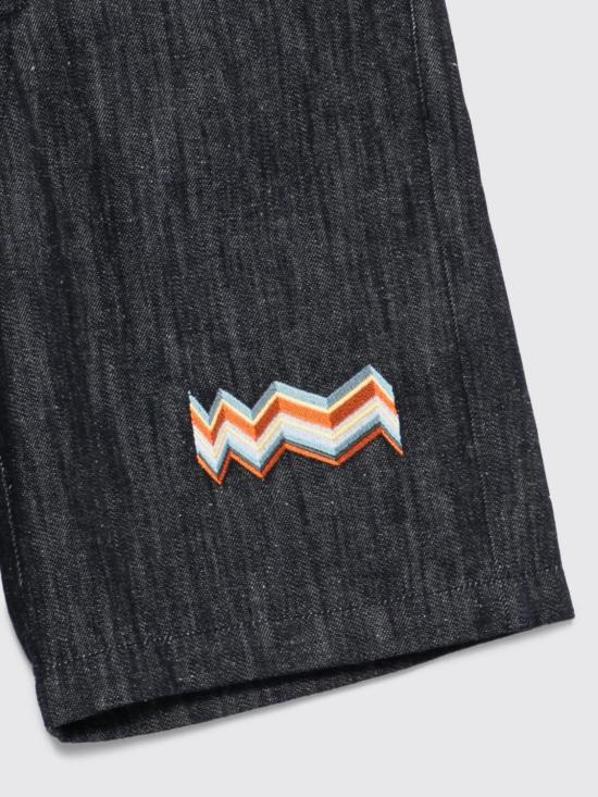 26SS [키즈] 미소니 쇼츠/버뮤다 MY6R09D0136 621 Blue - MISSONI