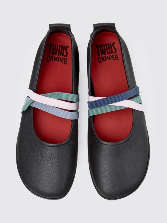 26SS 캠퍼 플랫 슈즈 K201665 011 TWINS 0 Black - CAMPER