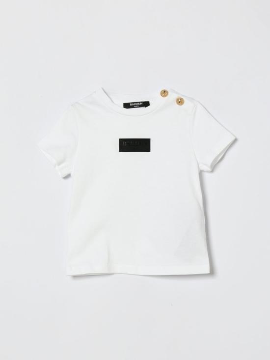 26SS [키즈] 발망 티셔츠 BY8581Z3672 100 White