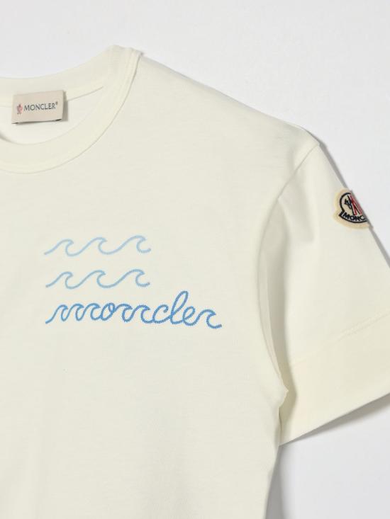 26SS [키즈] 몽클레어 티셔츠 8C0002183907 034 Beige - MONCLER