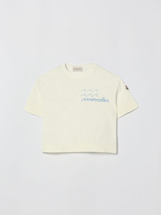 26SS [키즈] 몽클레어 티셔츠 8C0002183907 034 Beige