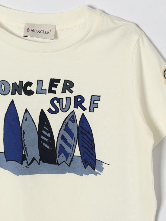 26SS [키즈] 몽클레어 티셔츠 8C0002589AFV 034 Beige - MONCLER