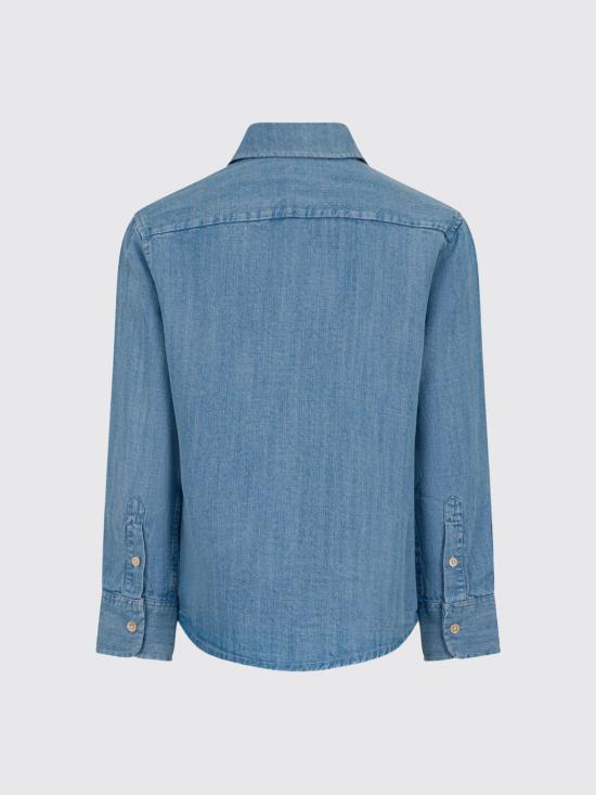 26SS [키즈] 일레븐티 셔츠 EY5P00Z3678 608 Gnawed Blue - ELEVENTY