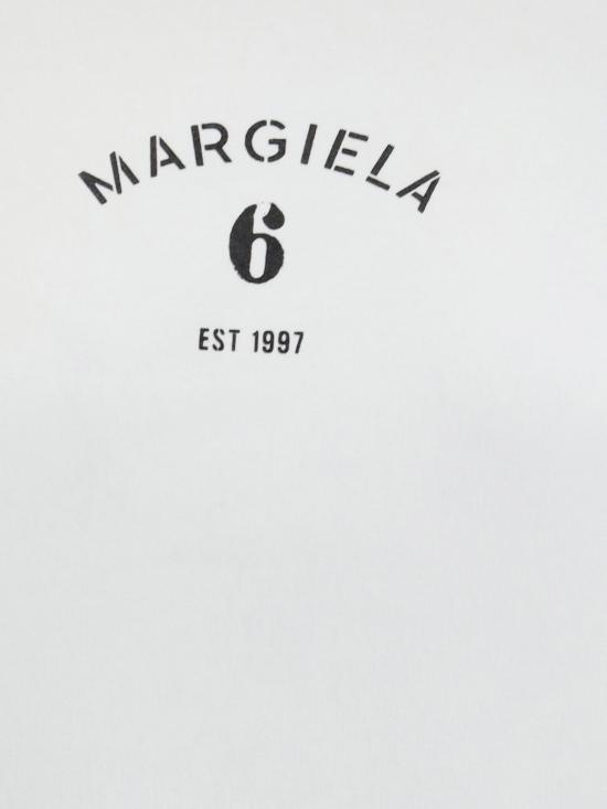26SS MM6 메종마르지엘라 스웨터 S62GU0145M25014 101 White - MM6 MAISON MARGIELA