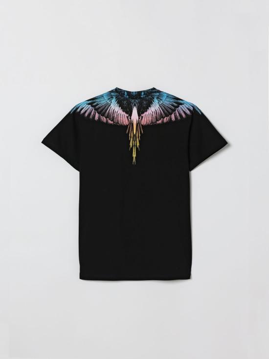 26SS [키즈] 컨트리 오브 밀란 티셔츠 S6CMJGDR079 110 Black - COUNTY OF MILAN