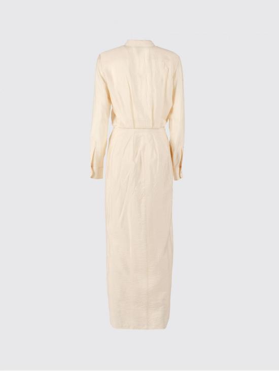 26SS 엠포리오 아르마니 롱 원피스 EW003310AF20492 U1058 Yellow Cream - EMPORIO ARMANI