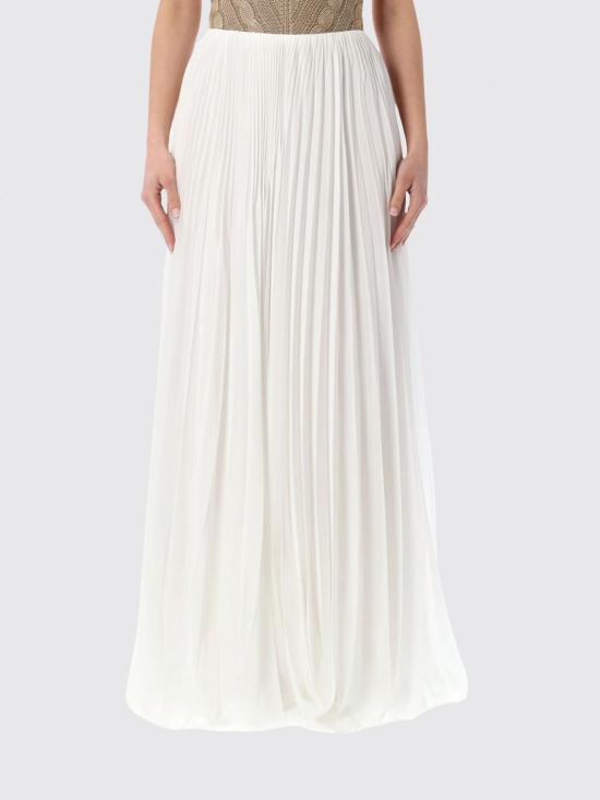 26SS 랄프 로렌 롱 스커트 290P13056 001 White
