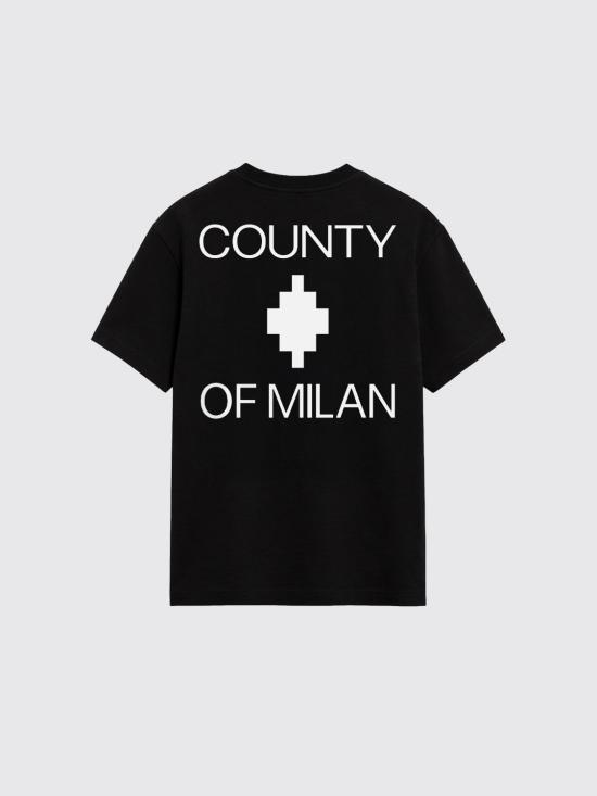 26SS [키즈] 컨트리 오브 밀란 티셔츠 S6CMJBTH008 110 Black - COUNTY OF MILAN