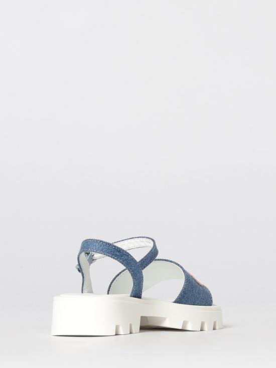 26SS [키즈] 모스키노 스니커즈 83005 1 Denim - MOSCHINO