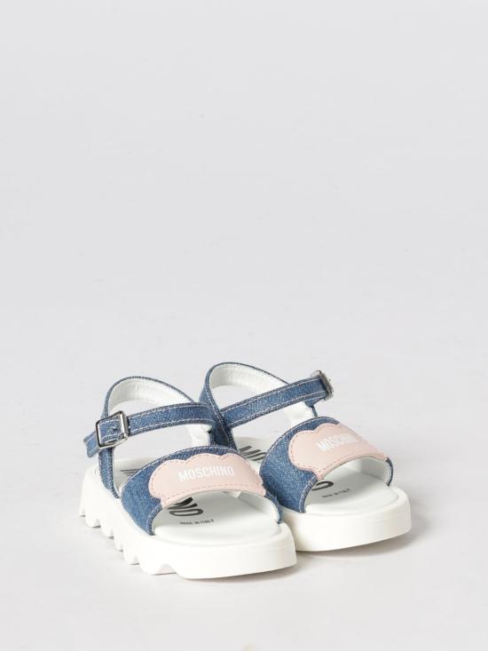 26SS [키즈] 모스키노 스니커즈 82917 1 Denim - MOSCHINO