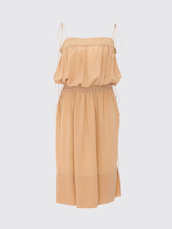 26SS 생로랑 롱 원피스 852694Y100W 9350 Beige - SAINT LAURENT