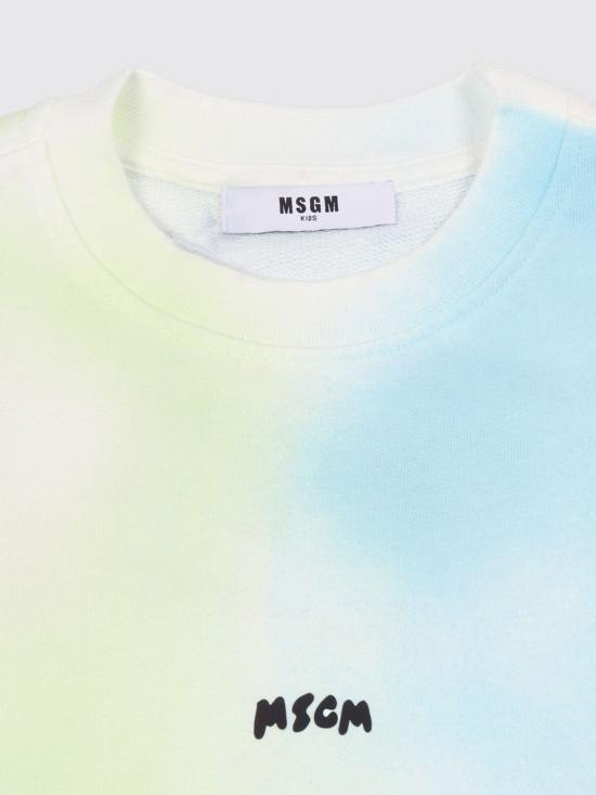 26SS [키즈] 엠에스지엠 풀오버 S6MSJBSW196 140 Gnawed Blue - MSGM