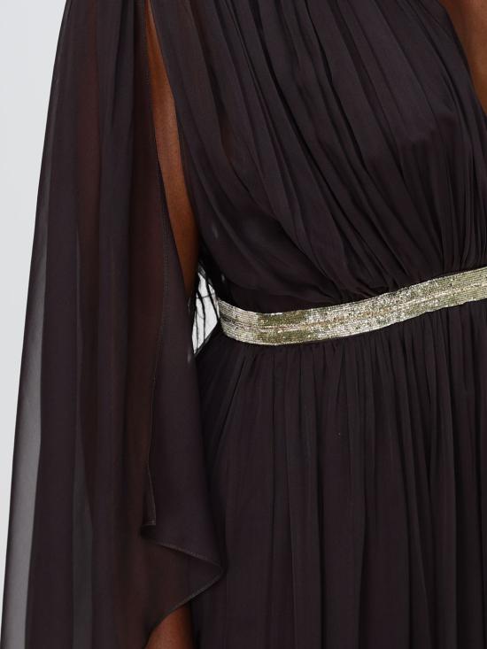 26SS 알베르타 페레티 롱 원피스 04640115 1103 Brown - ALBERTA FERRETTI