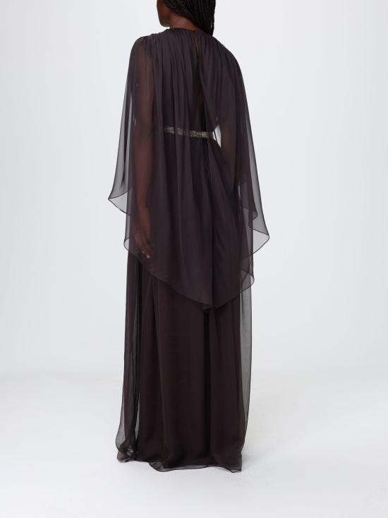 26SS 알베르타 페레티 롱 원피스 04640115 1103 Brown - ALBERTA FERRETTI