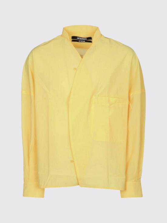 26SS 자크뮈스 긴팔 셔츠 SHM00599AW00777 250 Yellow - JACQUEMUS