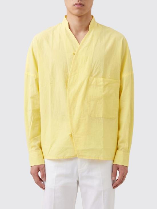 26SS 자크뮈스 긴팔 셔츠 SHM00599AW00777 250 Yellow