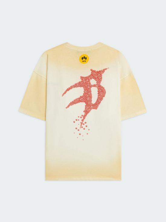 26SS 바로우 반팔 티셔츠 S6BWUATH024 013 Cream - BARROW