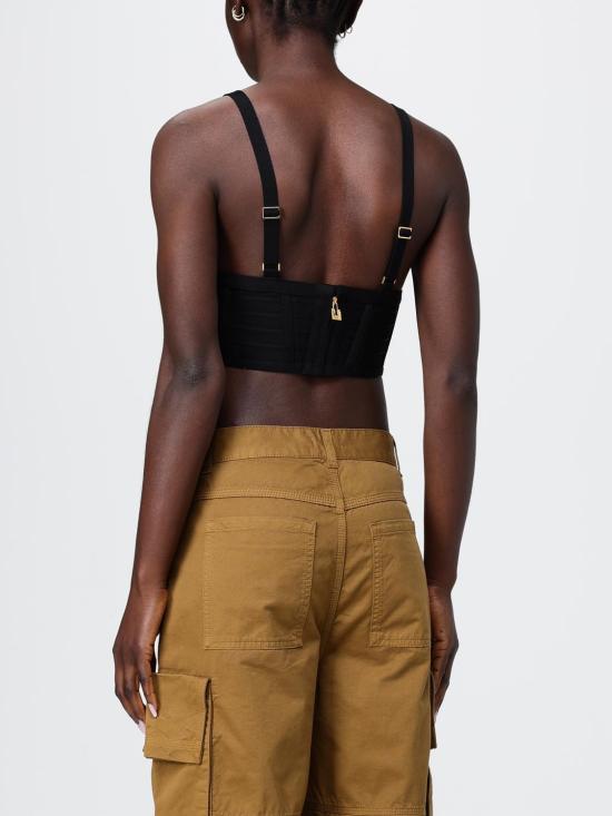 26SS 엘리자베타프랜치 민소매 티셔츠 TK82D62E2 110 Black - ELISABETTA FRANCHI