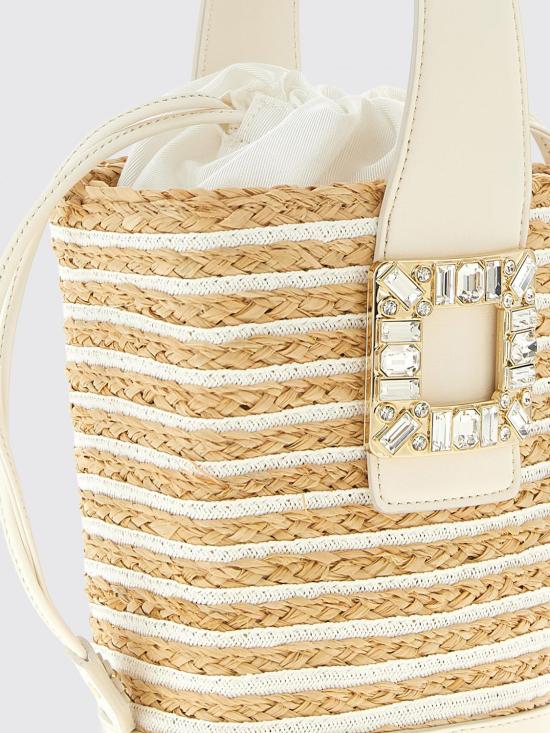 26SS 로저비비에 비브 스케이드 버킷백 RBWAOKK4100V6Z 0J03 White - ROGER VIVIER