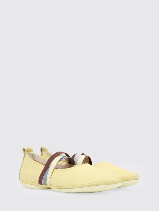 26SS 캠퍼 플랫 슈즈 K201665 013 TWINS 0 Yellow - CAMPER