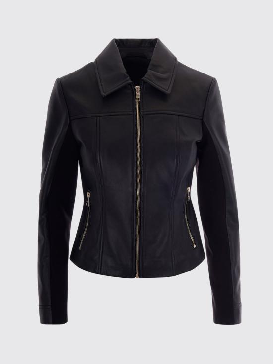 26SS 리우조 가죽 자켓 CA6029P0409 22222 Black - LIU JO