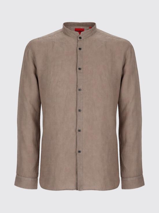 26SS 휴고보스 긴팔 셔츠 50490740 237 Brown - HUGO BOSS