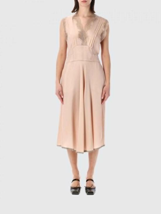 26SS 마르지엘라 롱 원피스 S51DD0058M35798 218 Pink