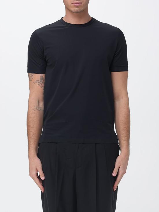 26SS 헤스키모 반팔 티셔츠 HE1410004 NERO Black