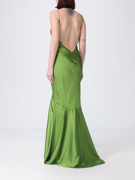 26SS 엘리자베타프랜치 롱 원피스 ABR3462E2 EV3 Green - ELISABETTA FRANCHI