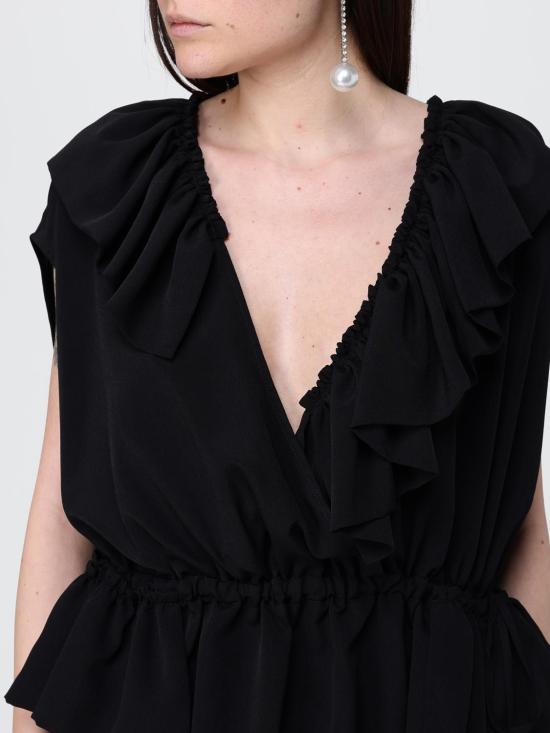 26SS 드리스 반 노튼 블라우스 0107103078 900 Black - DRIES VAN NOTEN