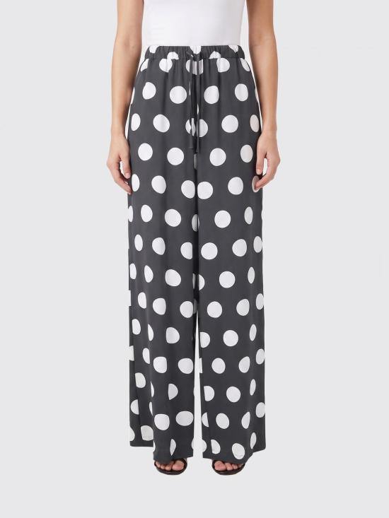 26SS 와타나베 준야 팬츠 JQP026 BLACK OFF WHITE Black