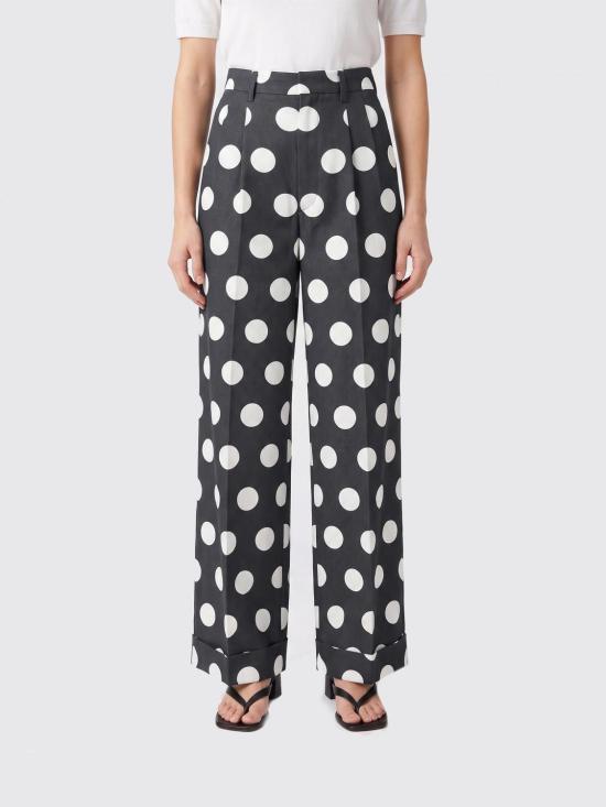 26SS 와타나베 준야 팬츠 JQP033 BLACK OFF WHITE Black