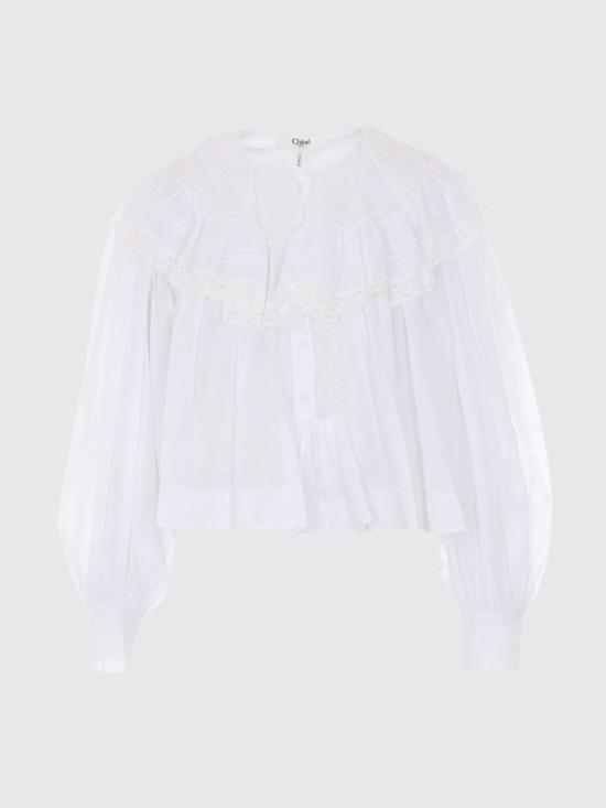 26SS 끌로에 블라우스 CH26SHT84040 107 Milk - CHLOE