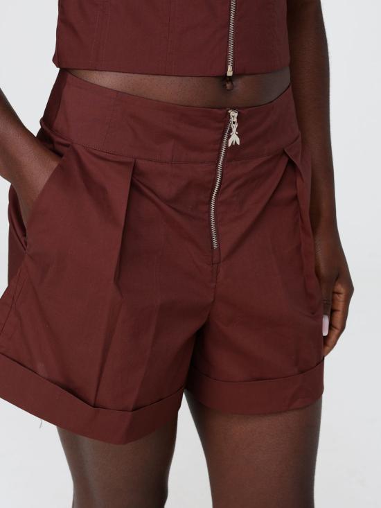 26SS 파트리지아페페 숏팬츠 2P1751A9B9 B887 Brown - PATRIZIA PEPE