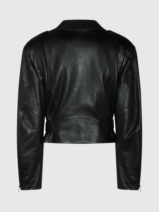 26SS 생로랑 가죽 자켓 865220YCQT2 1000 Black - SAINT LAURENT