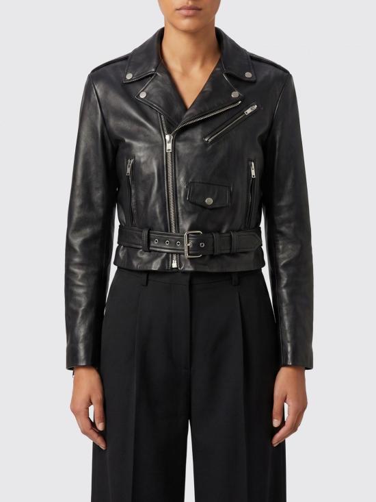 26SS 생로랑 가죽 자켓 865220YCQT2 1000 Black