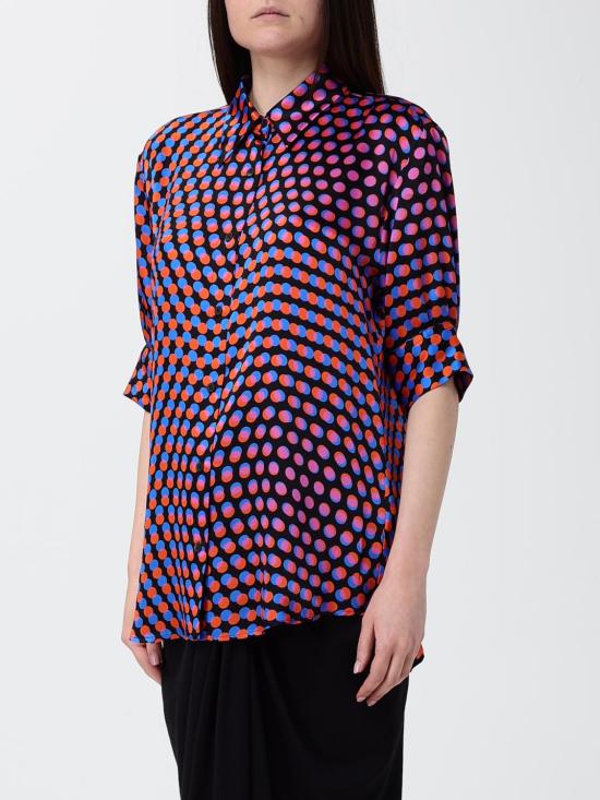 26SS 드리스 반 노튼 블라우스 0107953142 900 Black - DRIES VAN NOTEN