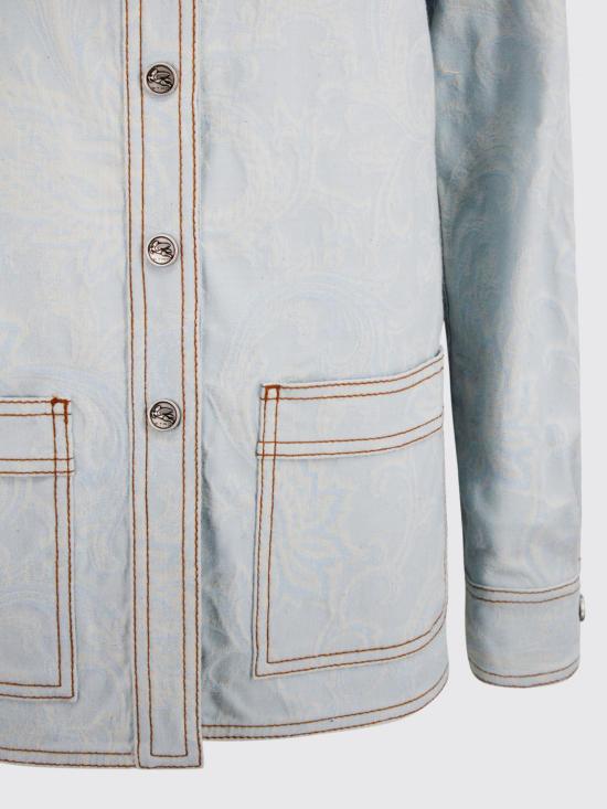 26SS 에트로 데님 셔츠 WRNE000999TJE S9880 Blue - ETRO