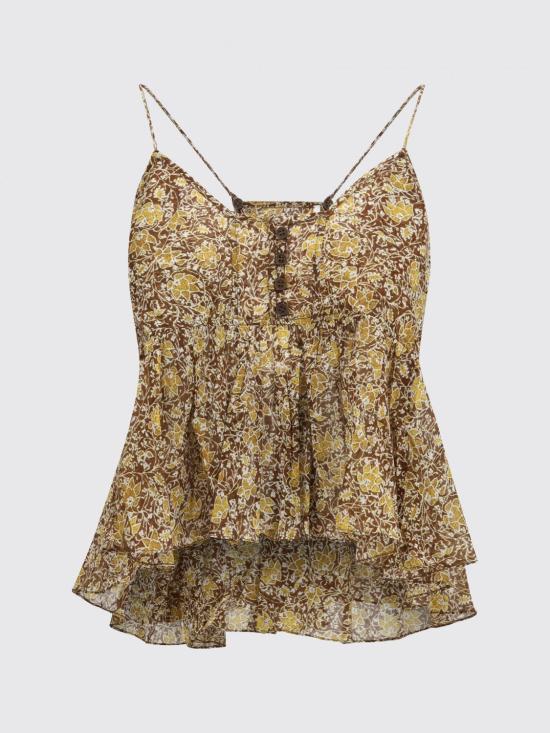 26SS 이자벨마랑에뚜왈 민소매 티셔츠 26PHT0832FAD1J14E 67KI Kaki - ISABEL MARANT ETOILE