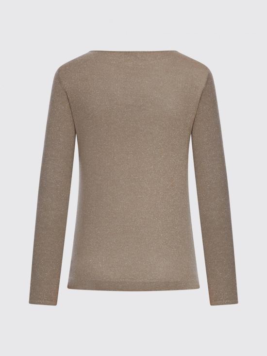 26SS 브루넬로 쿠치넬리 스파클링 캐시미어 실크 스웨터 M41800008 C8573 Nude - BRUNELLO CUCINELLI